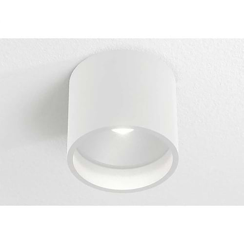 Plafondlamp en opbouwspot wit "Ormond" LED 7W 2700K 805lm IP54 dimbaar - ART DELIGHT