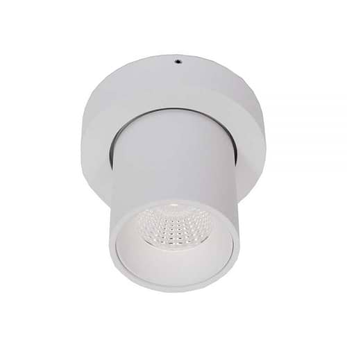 Plafondlamp wit 1-lichts spot rond IP20 LED 6W 2700K 540lm dimbaar - ART DELIGHT