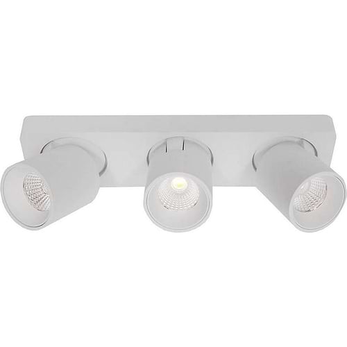 Plafondlamp wit 3-lichts spot IP20 LED 3x6W 2700K 1620lm dimbaar - ART DELIGHT