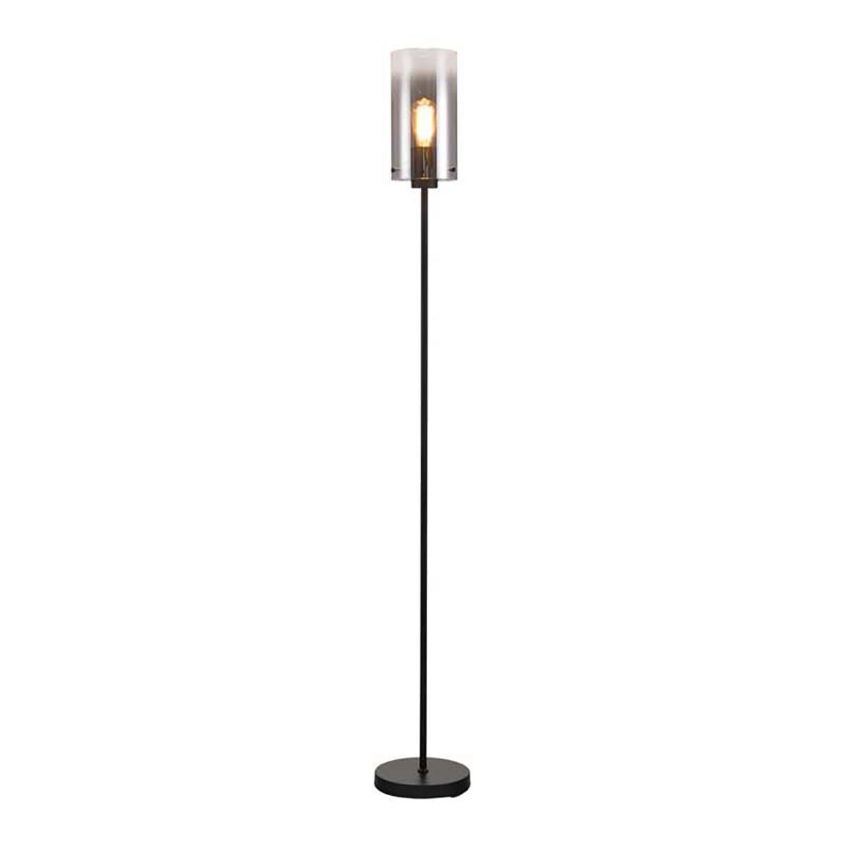 Vloerlamp Ventotto gerookt glas hoogte 163cm FREELIGHT - S5831SK