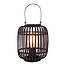 Tafellamp Treccia hout zwart 1-lichts hoogte 25cm FREELIGHT - T5401Z