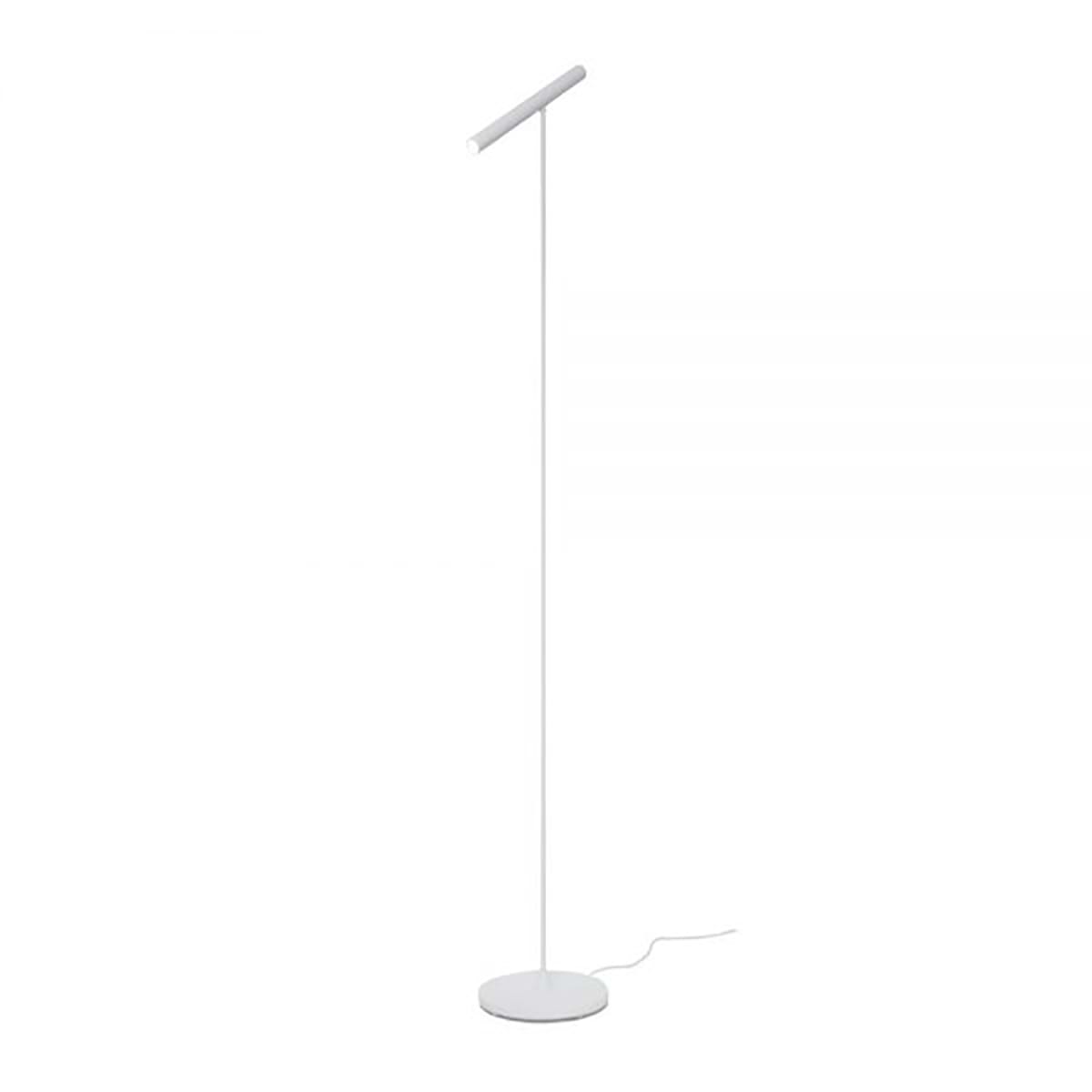 Vloerlamp wit 1-lichts leeslamp "Harper" LED 6W 2700K 630lm dimbaar - ART DELIGHT