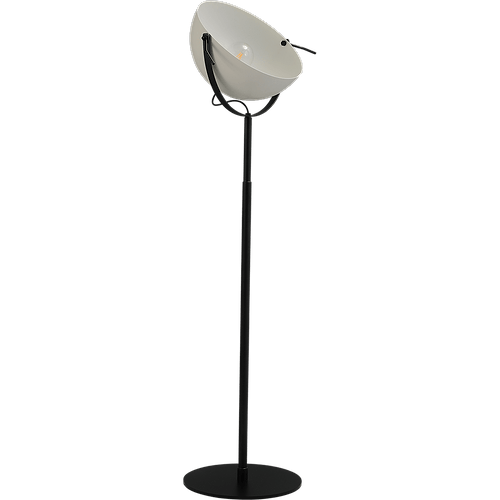 Industriële vloerlamp Larino Bow hoogte 175cm Ø40cm