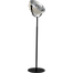 Industriële vloerlamp Larino Bow hoogte 175cm Ø40cm wit