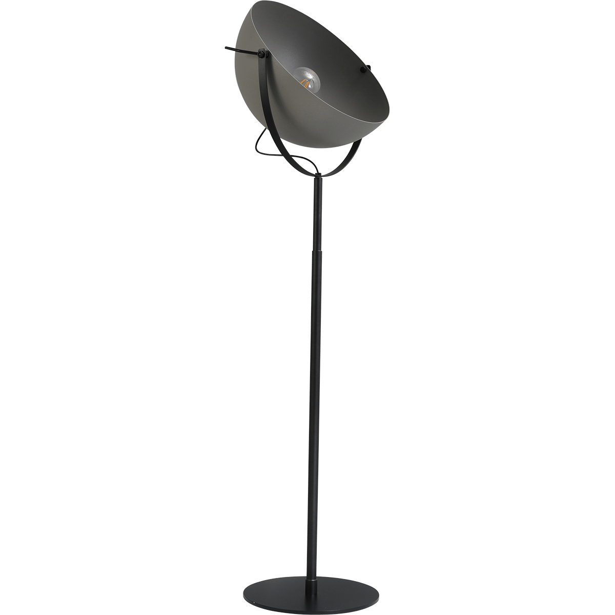 Industriële vloerlamp Larino Bow hoogte 180cm Ø50cm beton