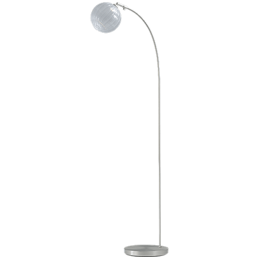 Vloerlamp Bocca nikkel 1-lichts hoogte 130cm readmodel DTW