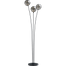 Vloerlamp Bocca zwart 3-lichts hoogte 180cm DTW