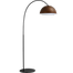 Industriële vloerlamp Larino arch hoogte 186cm Ø40cm roest
