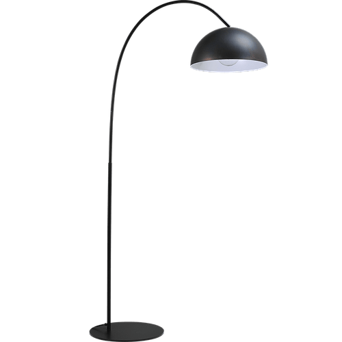 Industriële vloerlamp Larino arch hoogte 186cm Ø40cm gunmetal