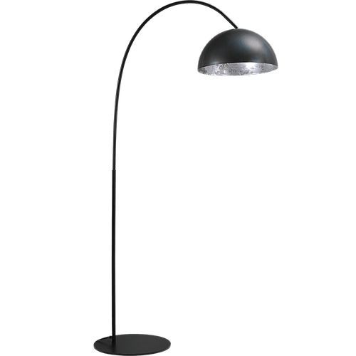 Industriële vloerlamp Larino arch hoogte 186cm Ø40cm gunmetal