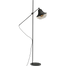 Vloerlamp Opaco 1-lichts hoogte 161cm mat zwart + glas smoke 62270-05-5 - MASTERLIGHT