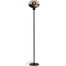 Vloerlamp Opaco 1-lichts zwart hoogte 149cm + glas smoke 62270-05-1 - MASTERLIGHT