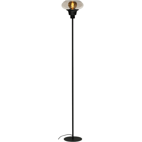 Vloerlamp Opaco 1-lichts zwart hoogte 169cm + glas smoke 62270-05-3 - MASTERLIGHT