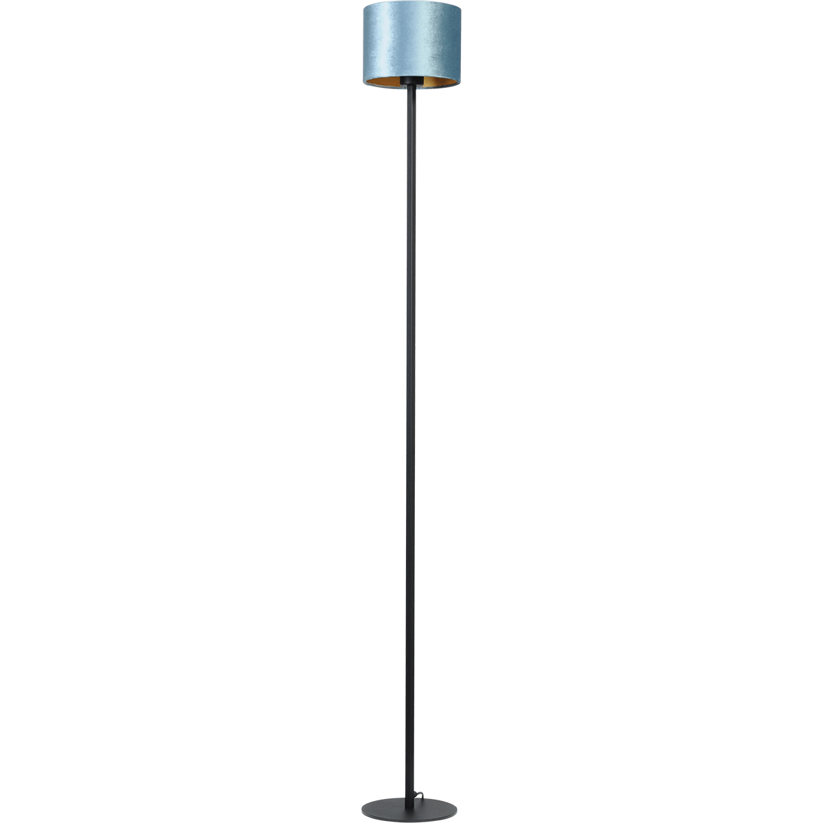 Vloerlamp Venus 1-lichts zwart hoogte 175cm