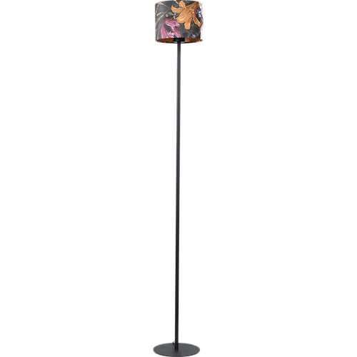 Vloerlamp Venus 1-lichts zwart hoogte 150cm