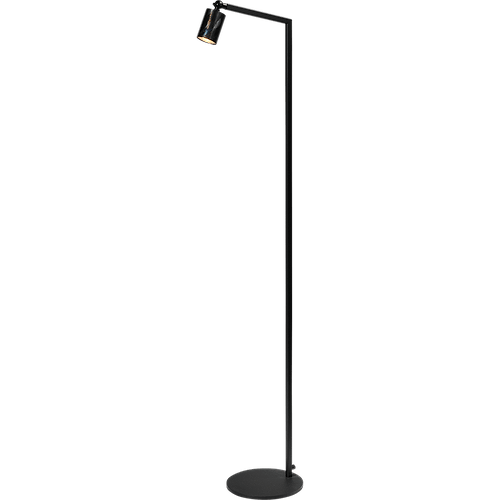 Vloerlamp Bounce 1-lichts - mat zwart/dappled oil - hoogte 135cm - 1x GU10 - MASTERLIGHT - exclusief lichtbron - MASTERLIGHT
