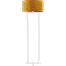 Vloerlamp Cross Rectangle wit structuur hoogte 158cm inclusief maiskleurige lampenkap Artik mais 52/52/25 - MASTERLIGHT