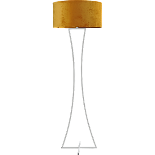 Vloerlamp Cross Woman wit structuur hoogte 158cm inclusief maiskleurige lampenkap Artik mais 52/52/25 - MASTERLIGHT
