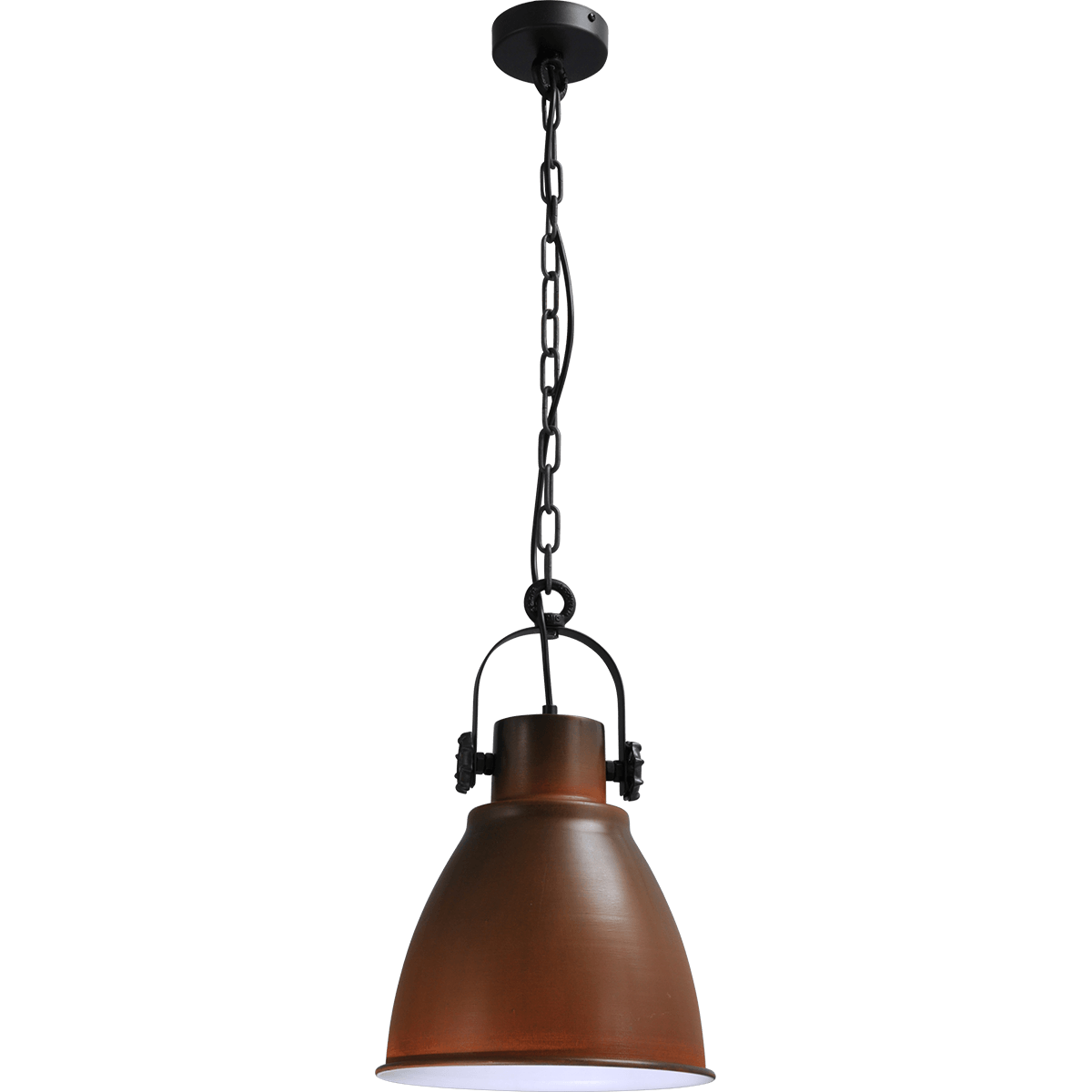 Industriële hanglamp Model 07  roest Ø27