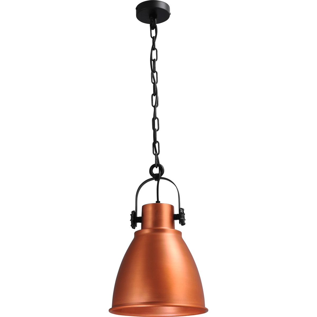 Industriële hanglamp Model 07 copper Ø27