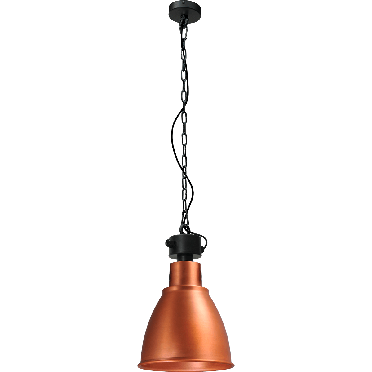 Industriële hanglamp Model 07 copper Ø27