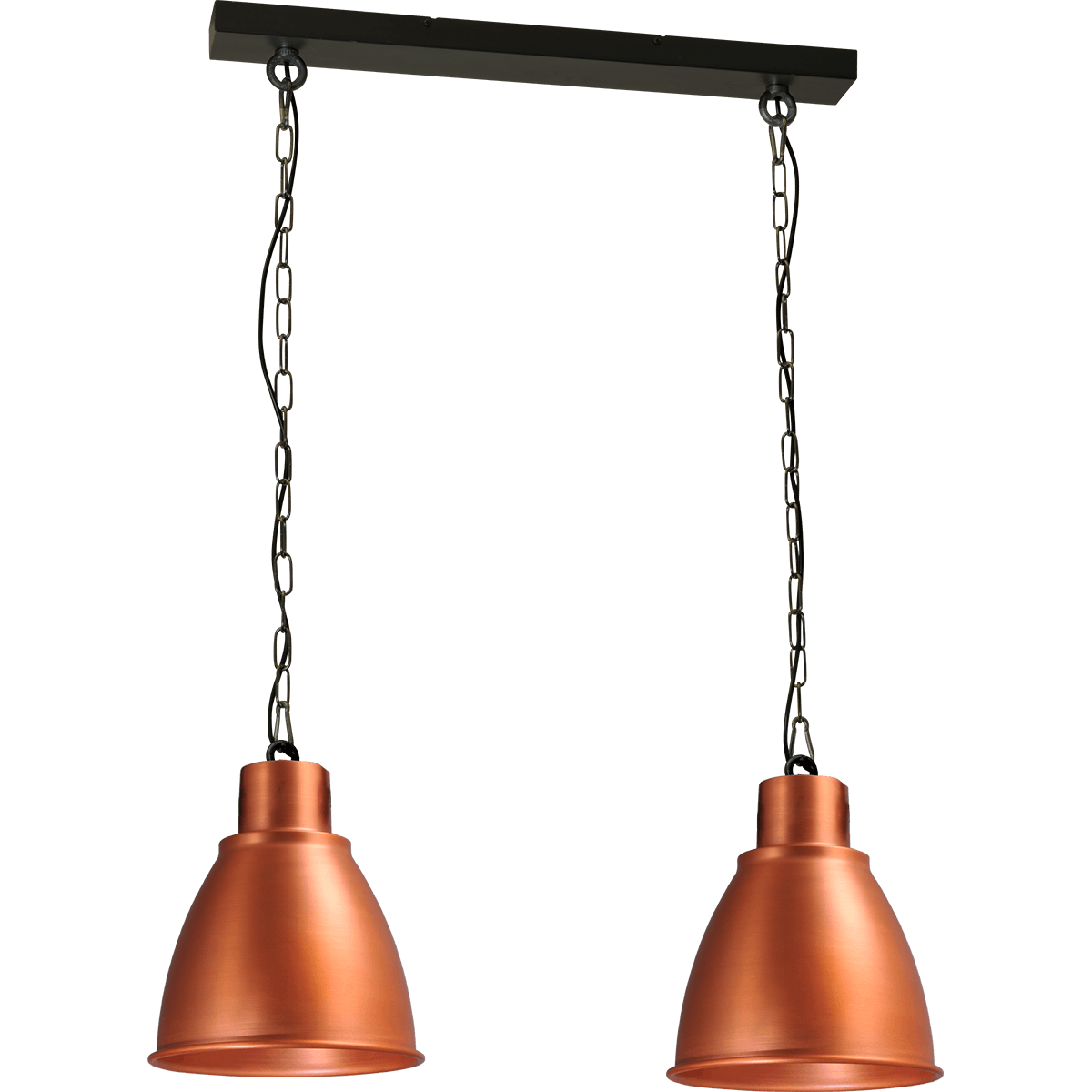 Industriële hanglamp Model 07 copper 2-lichts Ø27