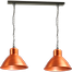 Industriële hanglamp Model 11 copper 2-lichts