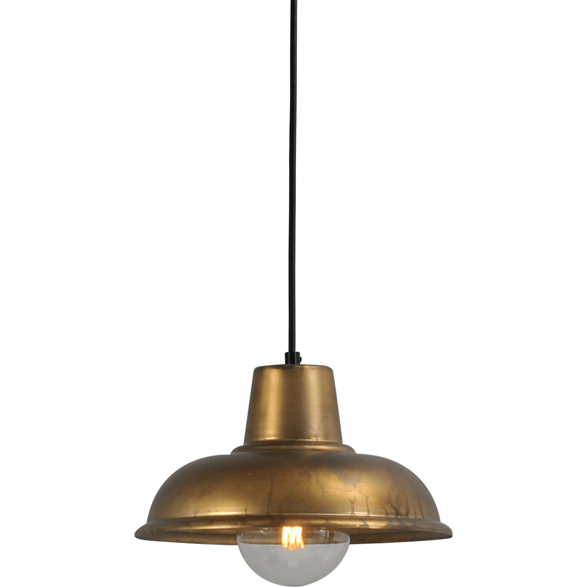 Industriële hanglamp di Panna  antiek brons Ø26cm