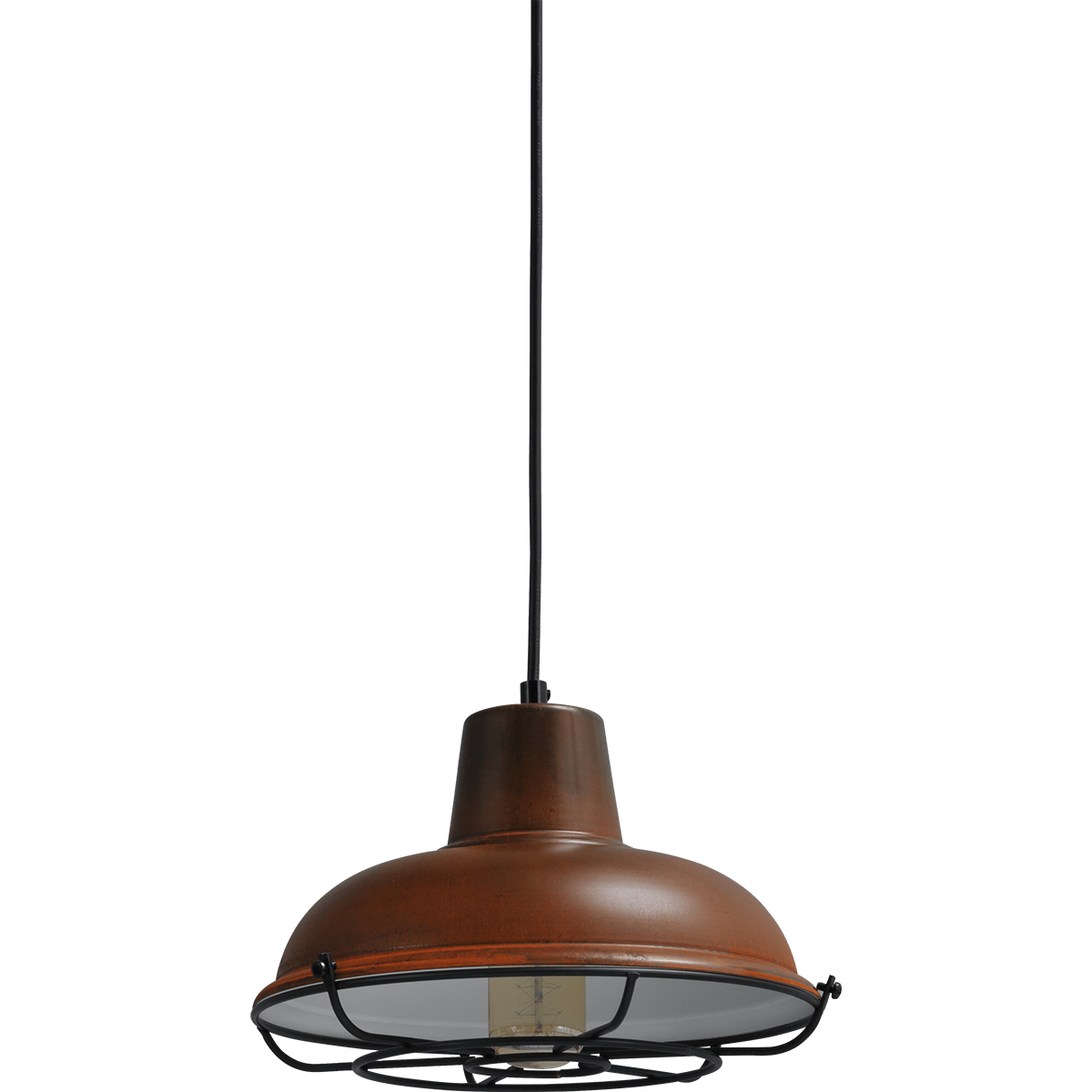 Industriële hanglamp di Panna  roest Ø26cm