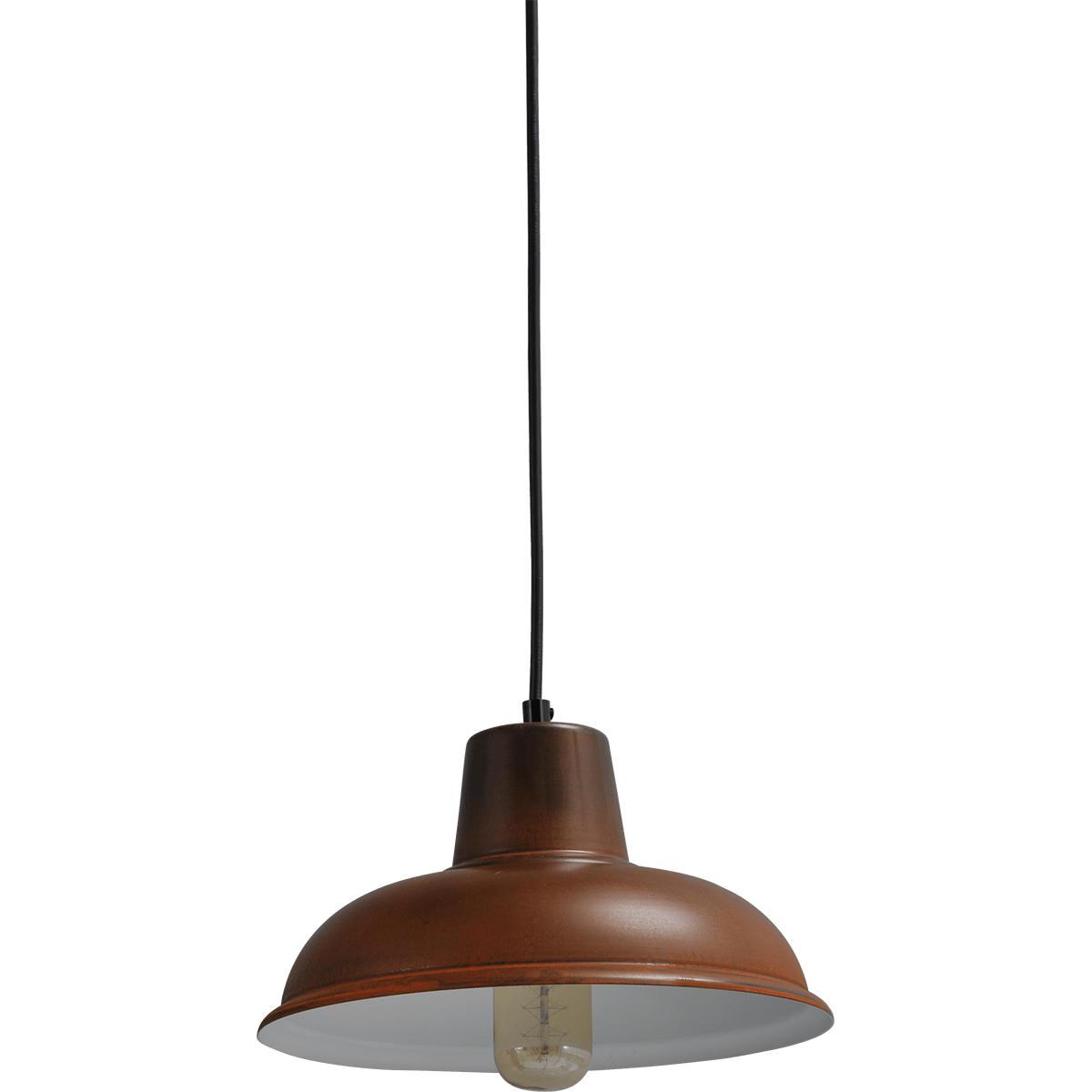 Industriële hanglamp di Panna  roest Ø26cm