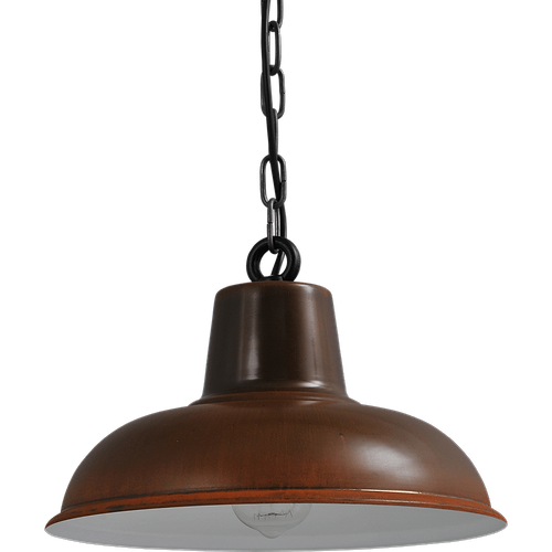 Industriële hanglamp di Panna roest Ø36cm 1x E27