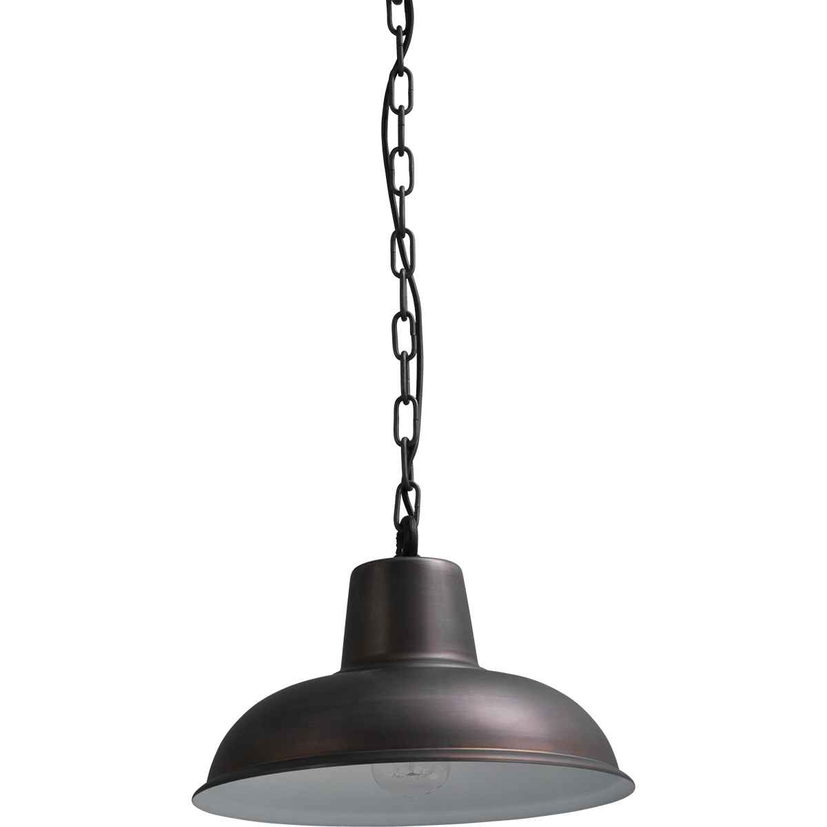 Industriële hanglamp di Panna gunmetal Ø36cm 1x E27