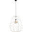 Hanglamp Cesto Ø62x72cm wit structuur