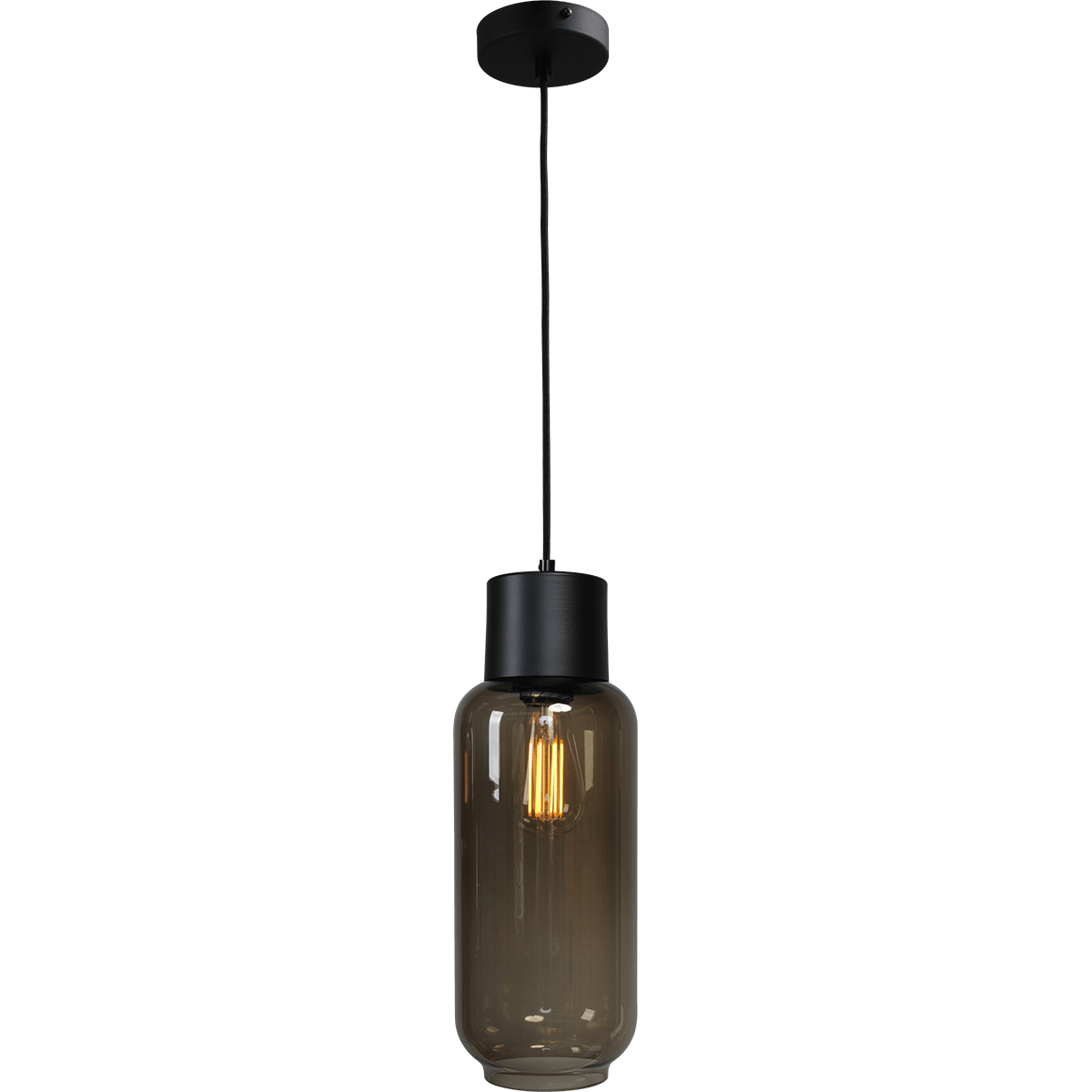 Hanglamp "Lett" zwart