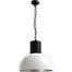 Industriële hanglamp Larino Ø40cm wit buitenkant E27