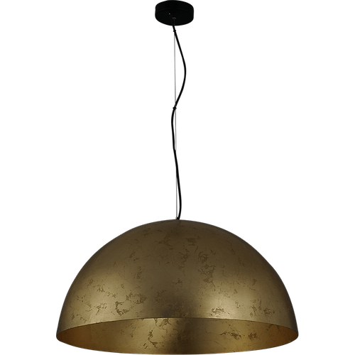 Hanglamp Larino Ø60cm bladgouden buitenkant - bladgouden binnenkant - stalen draad 150cm - MASTERLIGHT
