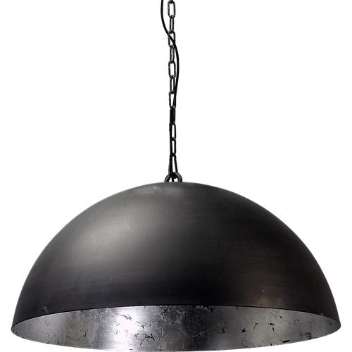 Industriële hanglamp Larino Ø60cm gunmetal buitenkant