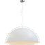Industriële hanglamp Larino Ø80cm wit buitenkant E27