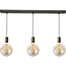 Hanglamp Tessi 3-lichts antiek messing 100x8cm