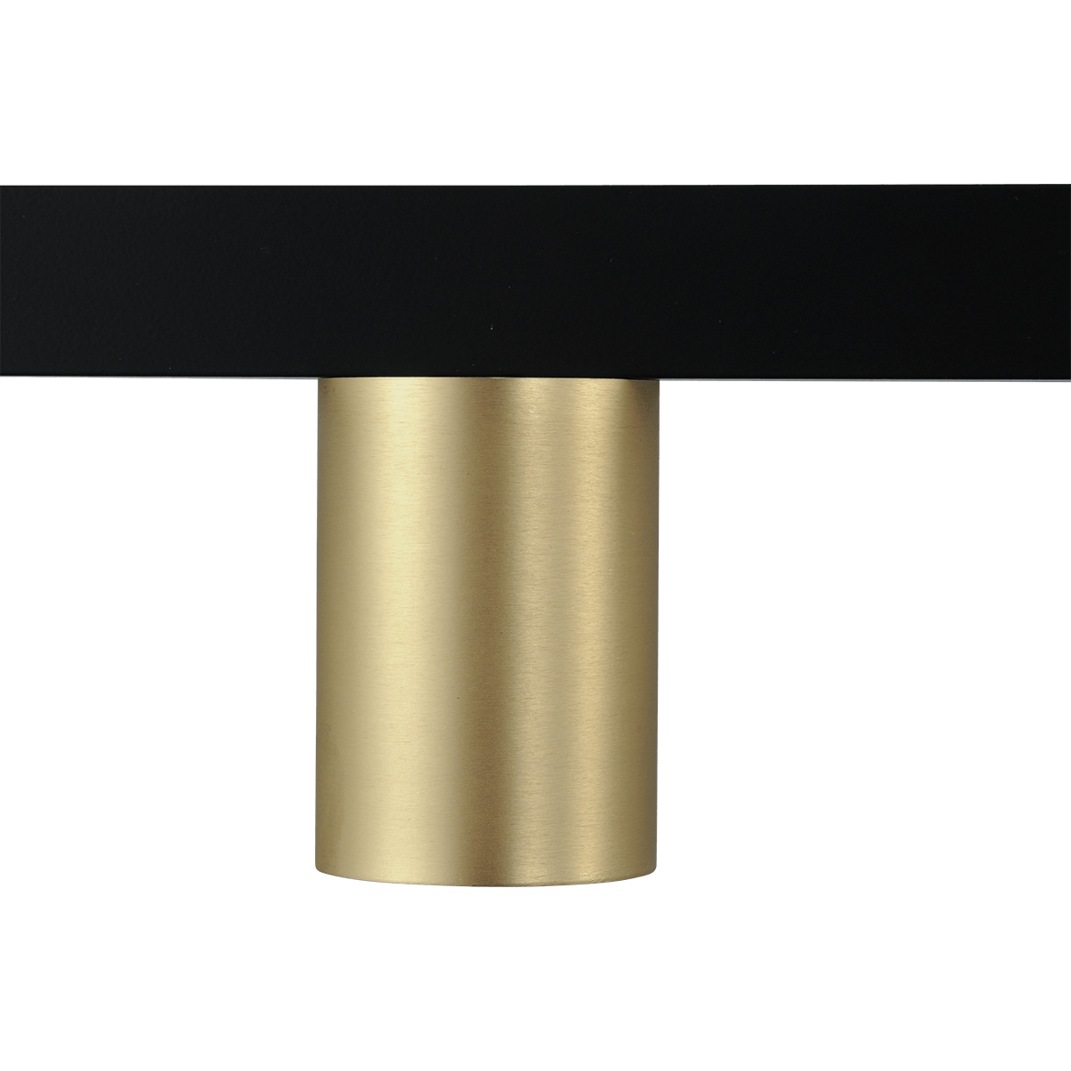 Hanglamp Bounce zwart/mat goud 4-lichts - breedte 100cm - exclusief 4x GU10 - MASTERLIGHT
