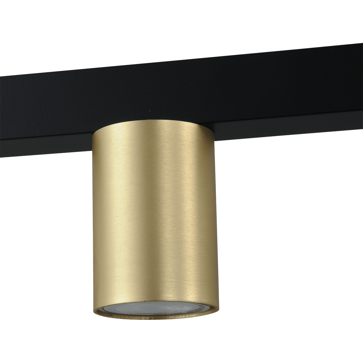 Hanglamp Bounce zwart/mat goud 6-lichts - breedte 160cm - exclusief 6x GU10 - MASTERLIGHT
