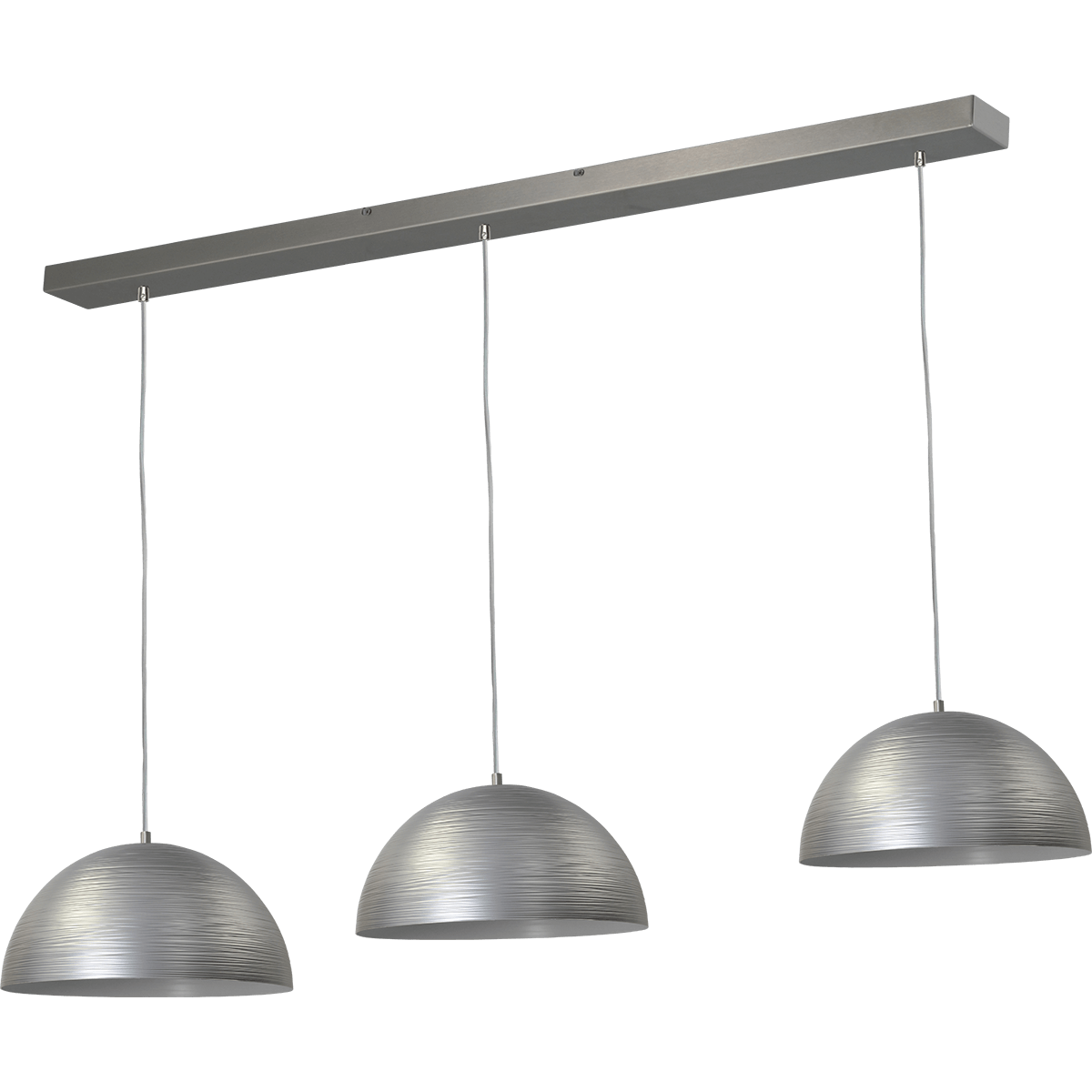 Industriële hanglamp Casco Ø300mm 1-lichts 37-silver