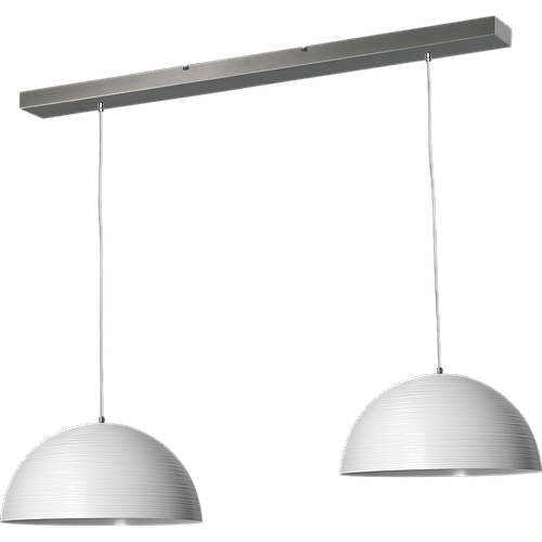 Industriële hanglamp Casco Ø350mm 2-lichts 06-wit