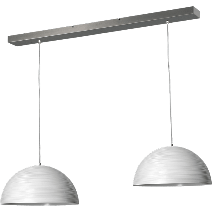 Industriële hanglamp Casco Ø350mm 2-lichts 06-wit