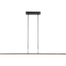 Hanglamp Iota zwart nikkel/rust 130cm DTW