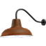 Industriële wandlamp di Panna zwart diepte 73cm hoogte 45cm
