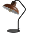 Industriële tafellamp di Panna zwart 1-lichts hoogte 53cm