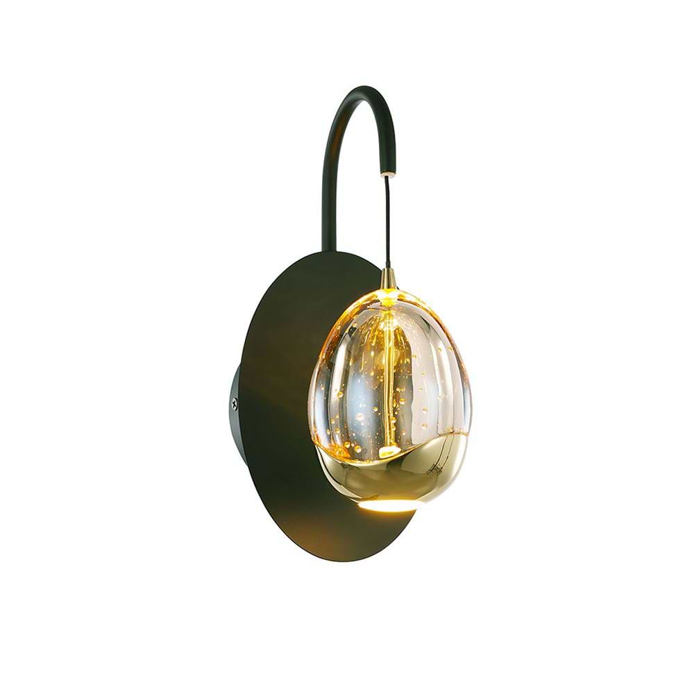 Wandlamp Golden Egg Rond 5W 2700K dimbaar