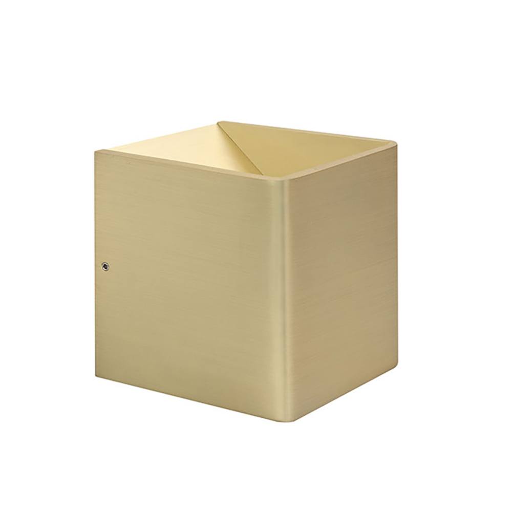 Wandlamp Stretto small 6W  LED  2700K mat goud dimbaar