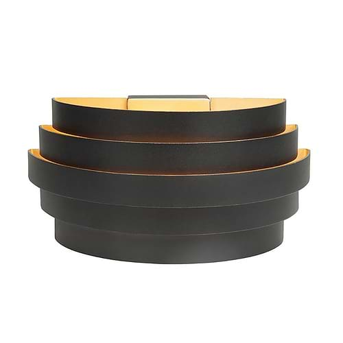 Wandlamp Scudo 250 G9 Zwart/Goud